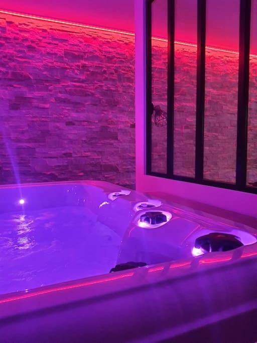 Superbe Appartement Avec Jacuzzi Et Exterieur 佩皮尼昂 外观 照片