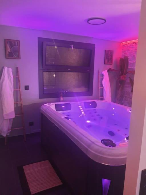 Superbe Appartement Avec Jacuzzi Et Exterieur 佩皮尼昂 外观 照片